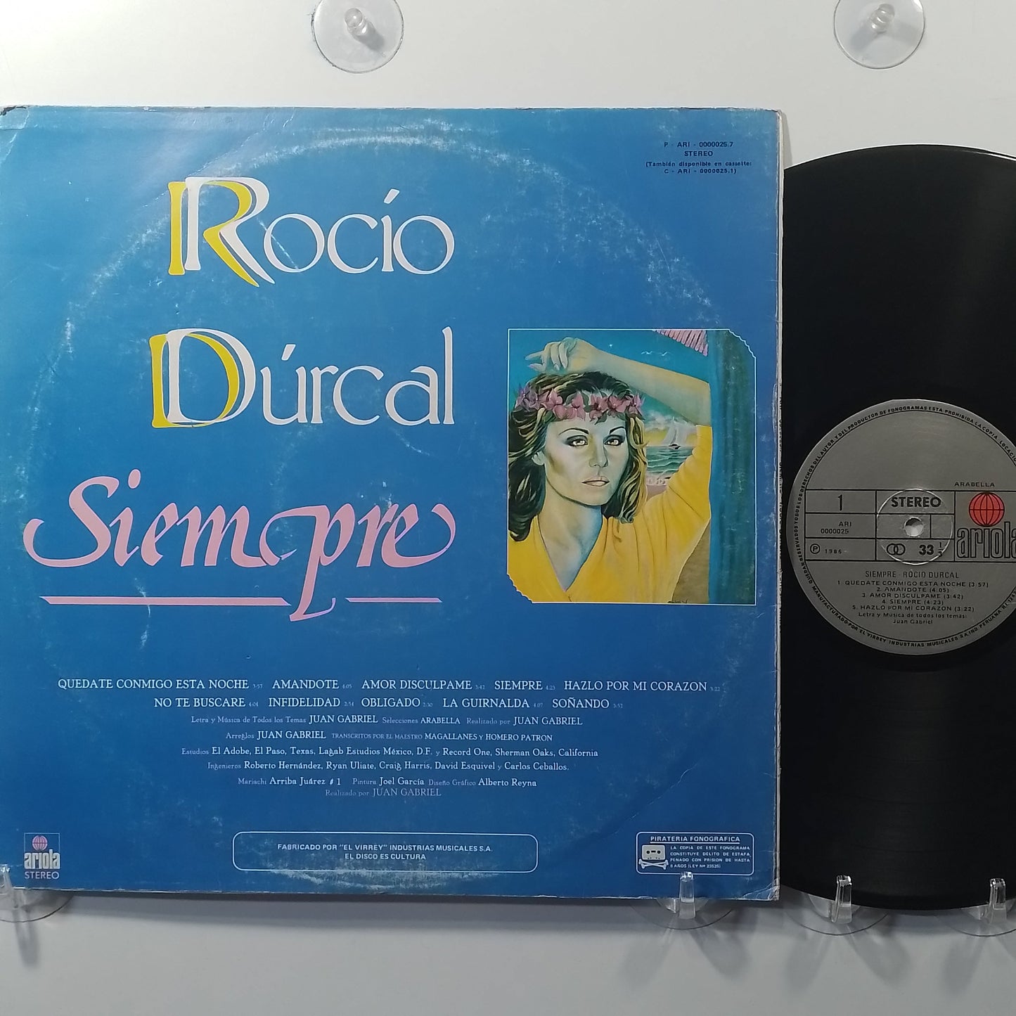 lp Rocio Durcal siempre made peru 1986 latin pop
