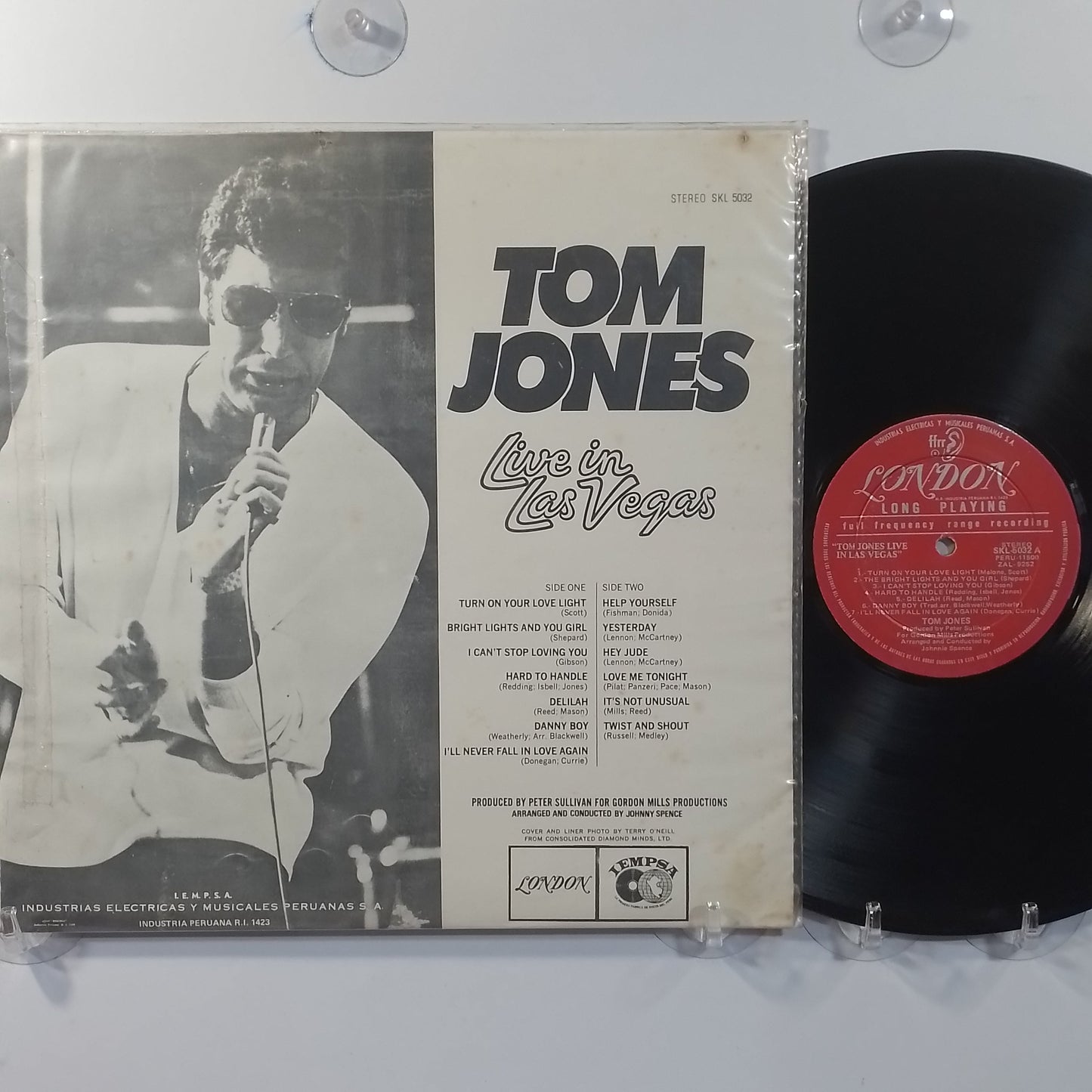 lp Tom Jones Live In Las Vegas made peru 1969 balada ingles