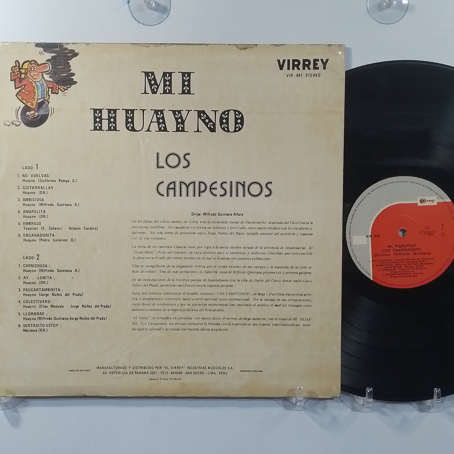 lp los campesinos mi huayno made peru 1975 huayno folk