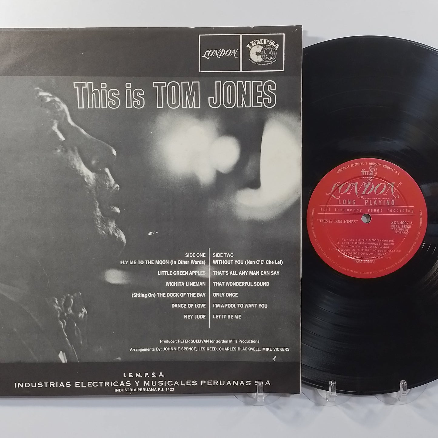lp Tom Jones This Is Tom Jones made peru 1969 pop rock