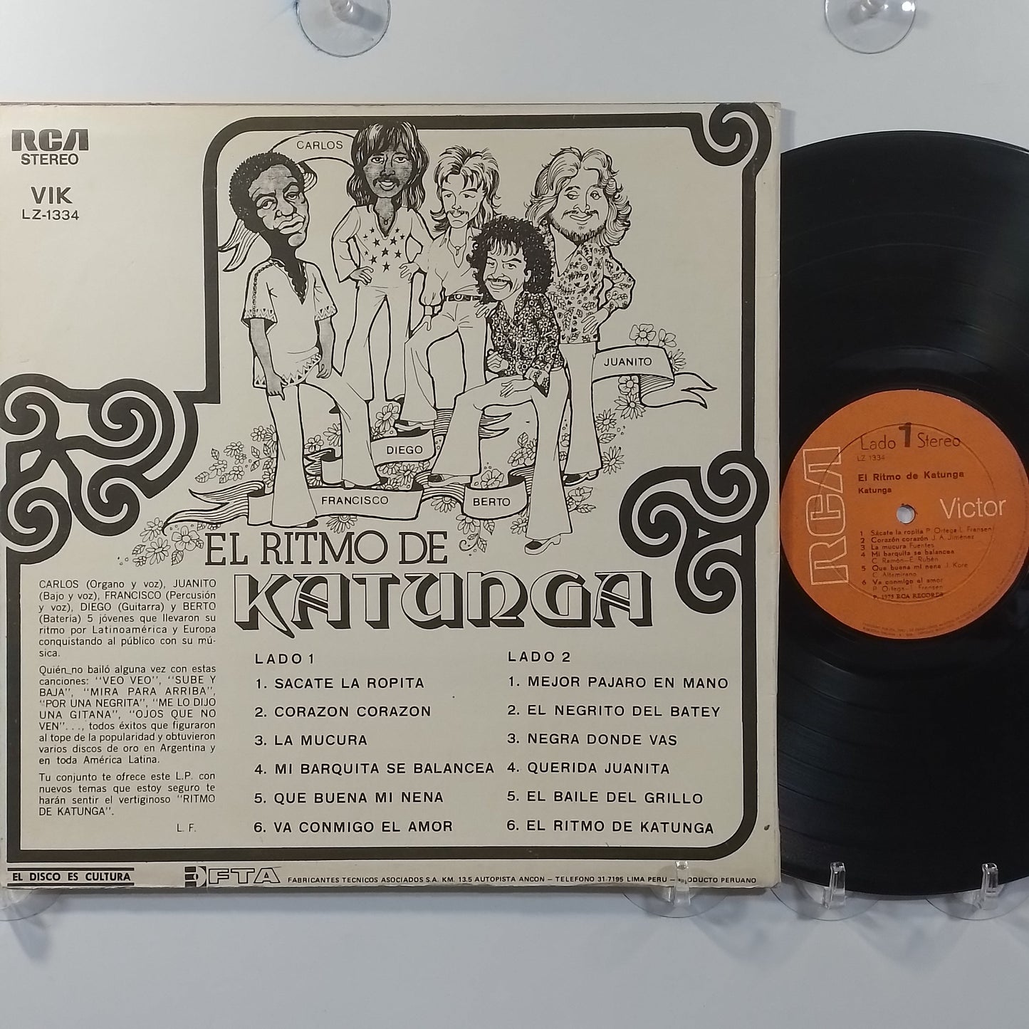 lp Katunga El Ritmo De Katunga made peru 1975 latin funk soul