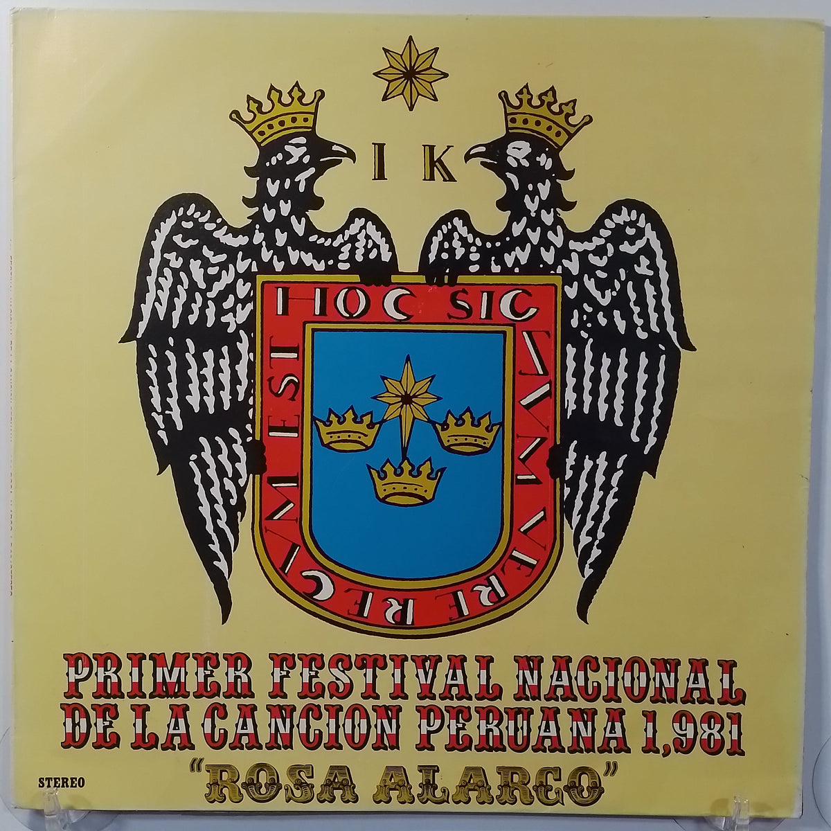 lp primer festival de la cancion peruana 1981 porfirio gonzales bertha barbaran lidia baldoceda varios made peru 1981 huayno vals folk