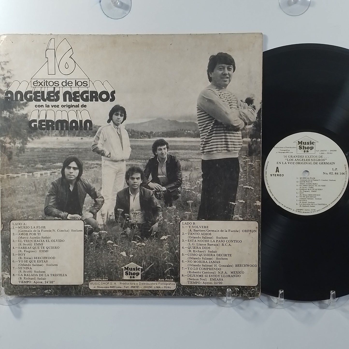 lp Los Angeles Negros 16 Exitos De Los Angeles Negros made peru 1984 latin pop