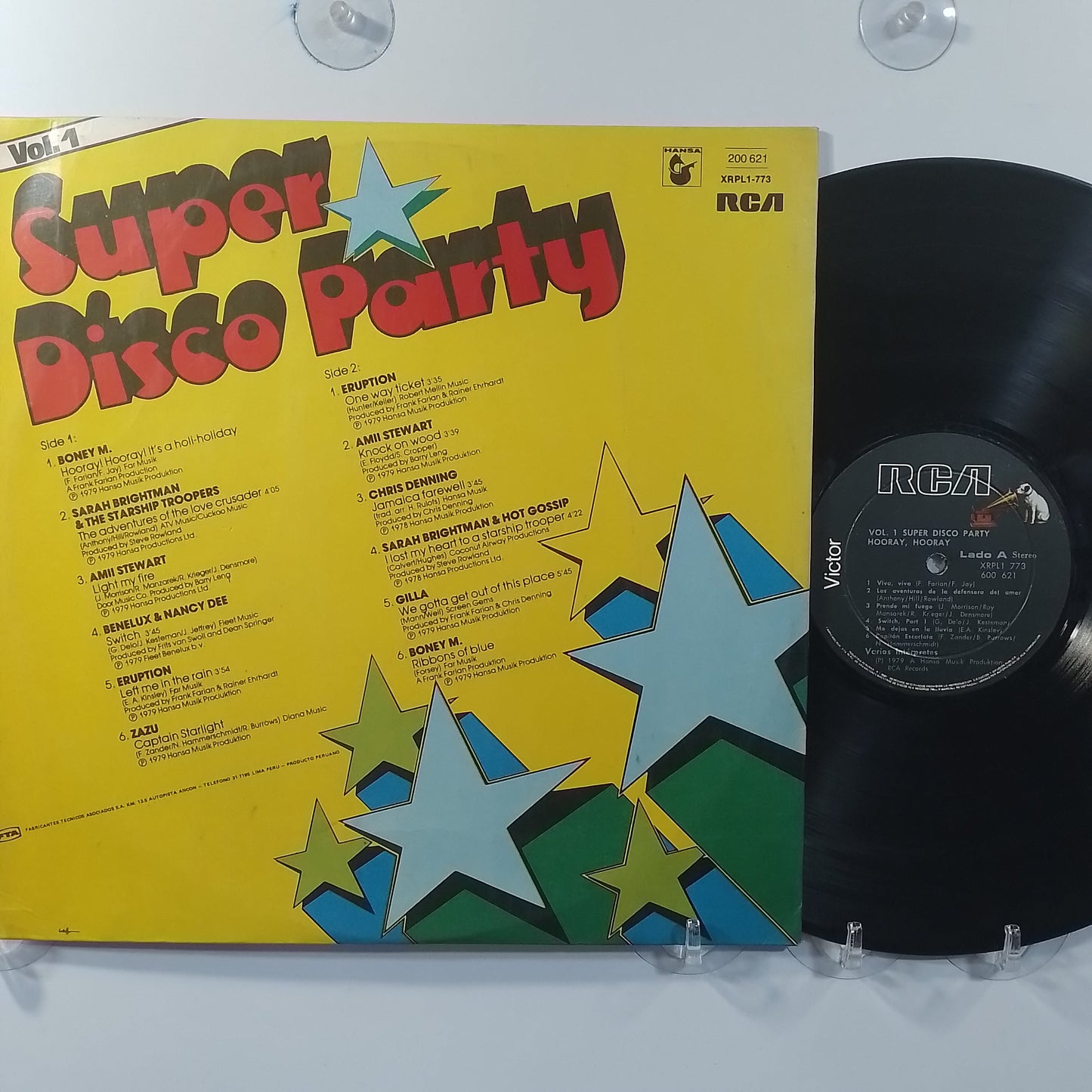 lp Super Disco Party Vol 1 Boney M Eruption Amii Stewart varios made peru 1979 funk disco