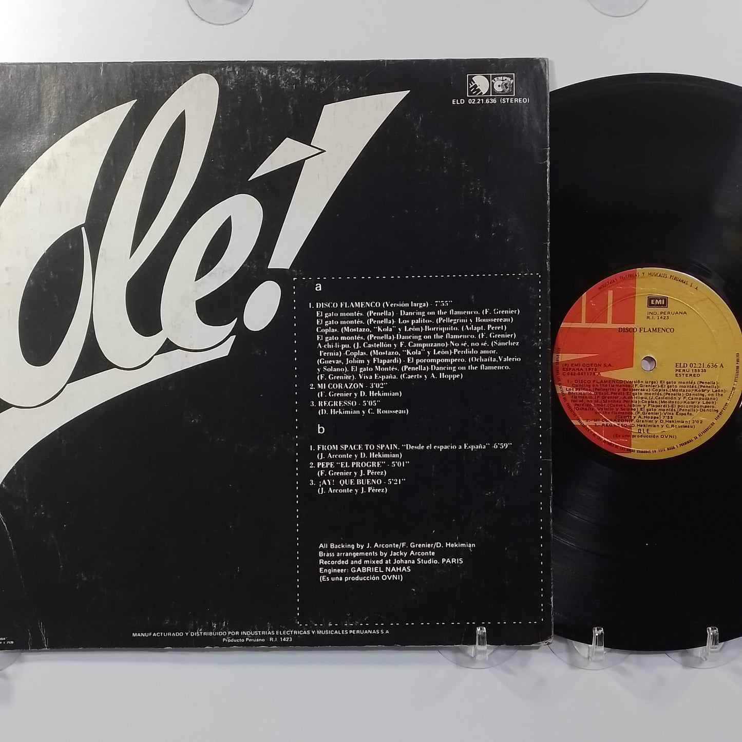 lp Ole Disco Flamenco made peru 1978 latin pop disco