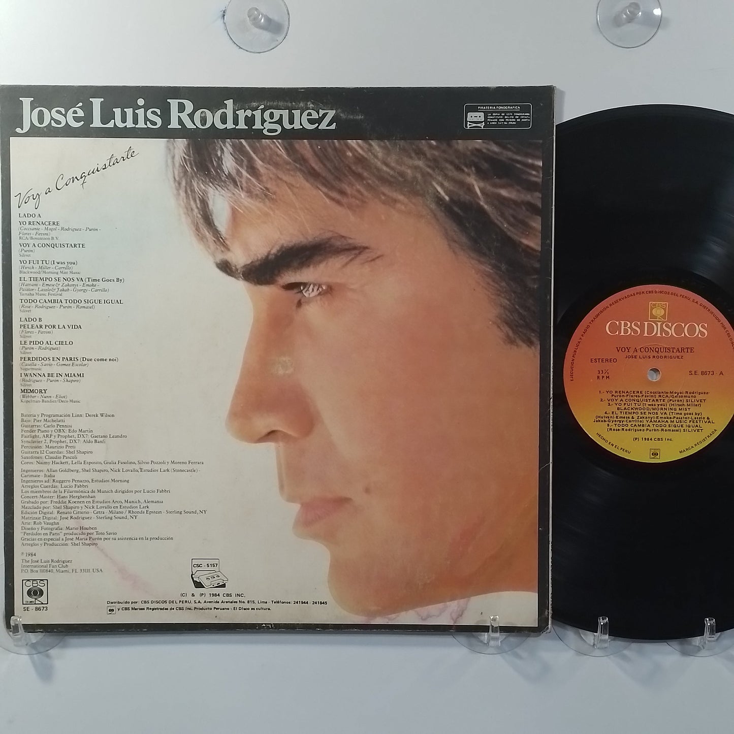 lp Jose Luis Rodriguez Voy A Conquistarte made peru 1984 latin pop