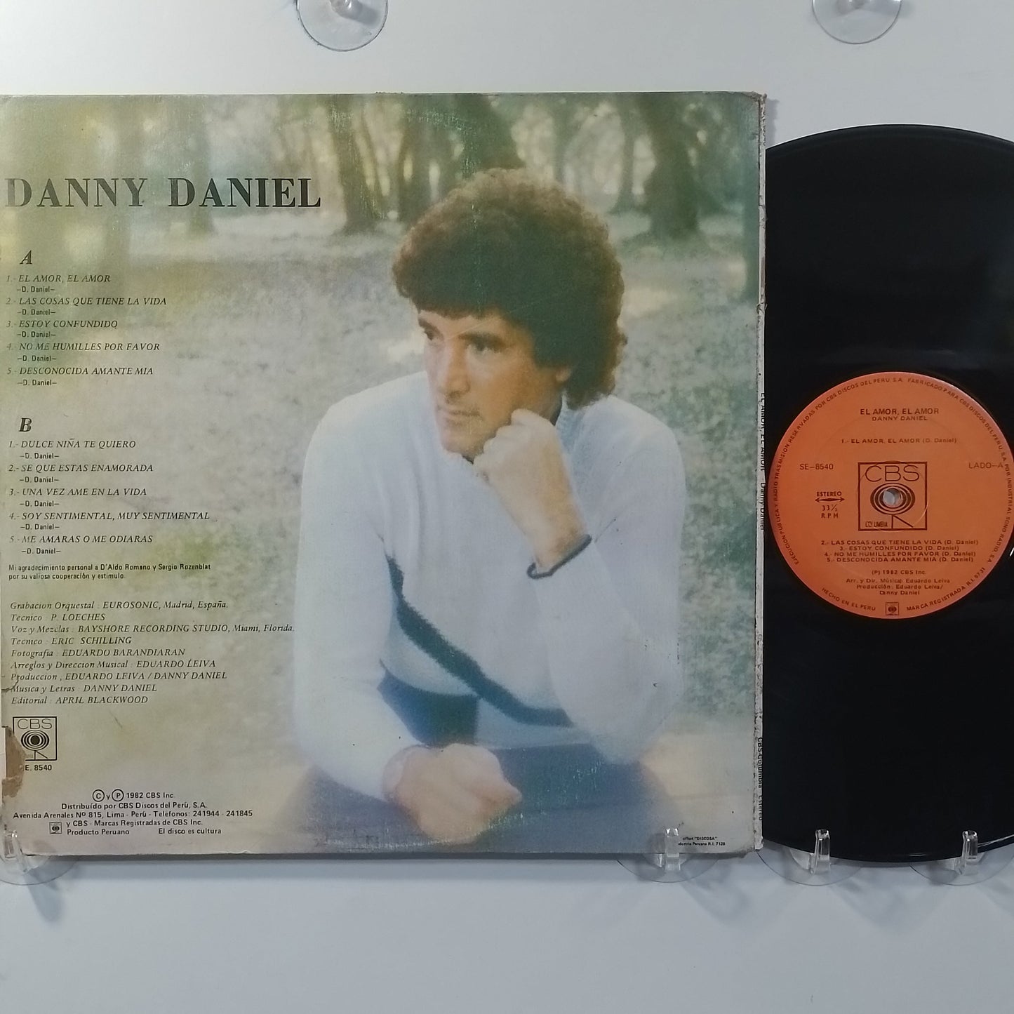 lp Danny Daniel El Amor El Amor made peru 1982 latin pop