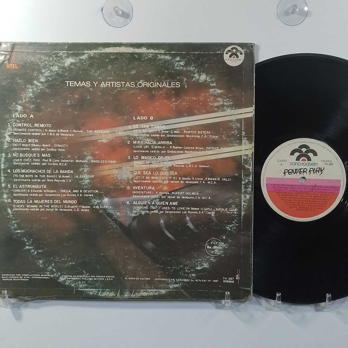 lp power play patrice rushen air supply pointer sisters varios made venezuela 1981 disco pop rock