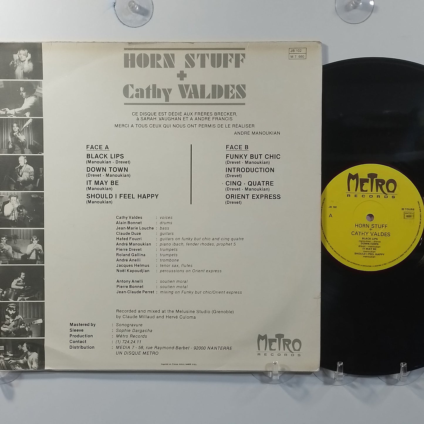 lp Horn Stuff Horn Stuff made france 1982 funk soul