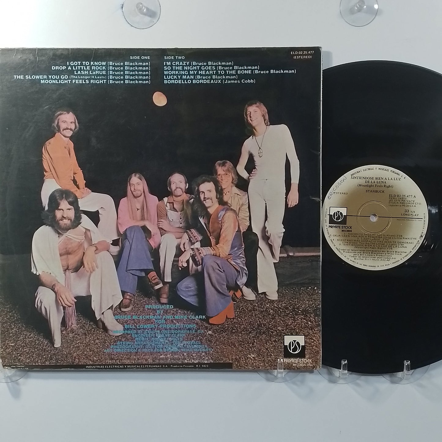 lp Starbuck Moonlight Feels Right made peru 1976 rock funk