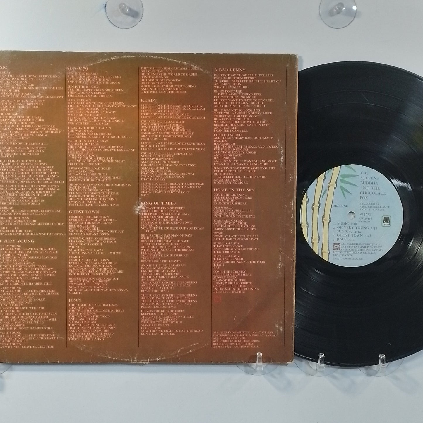 lp Cat Stevens Cat Stevens' Buddha And The Chocolate Box made usa 1974 rock