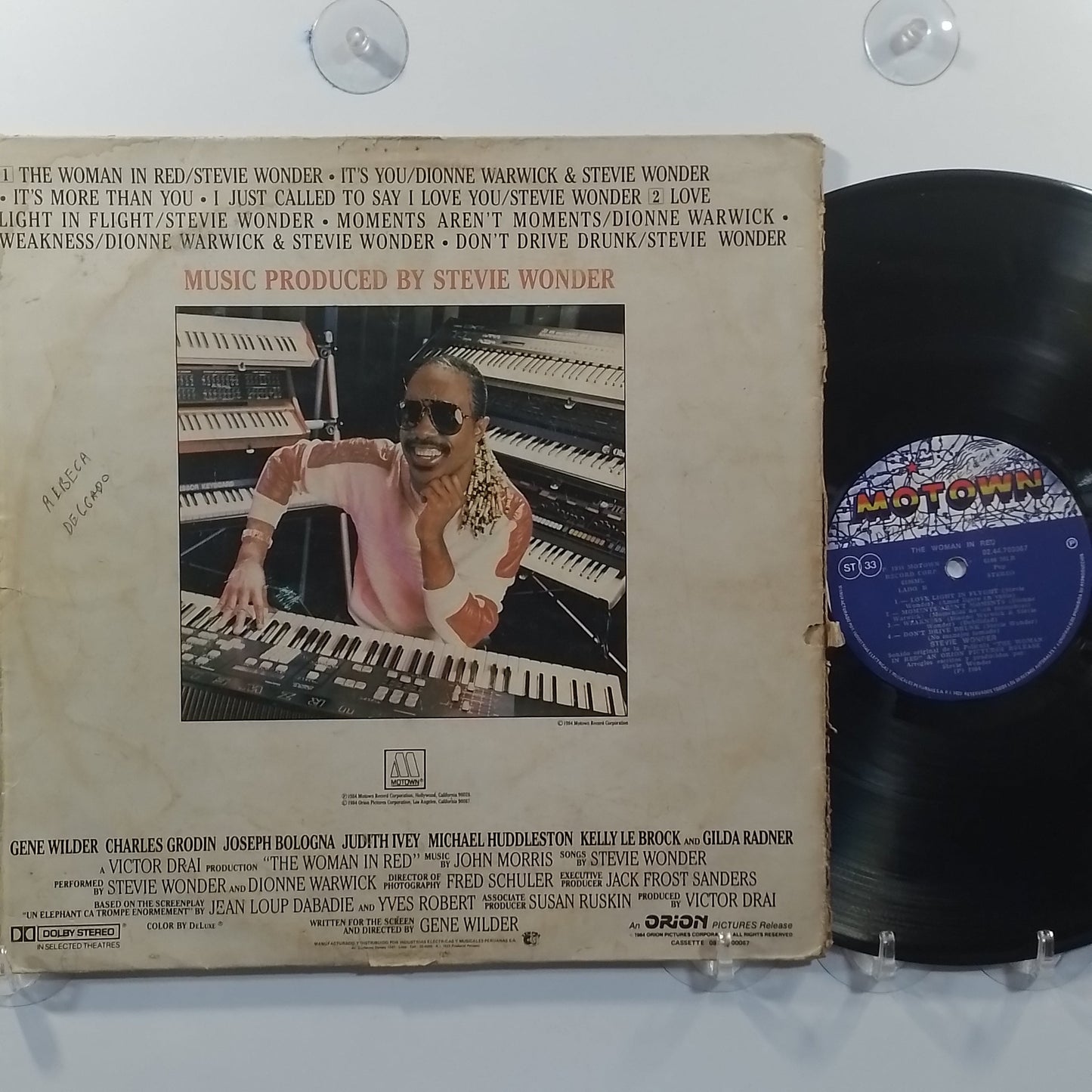 lp Stevie Wonder The Woman In Red made peru 1984 gatefold funk soul disco