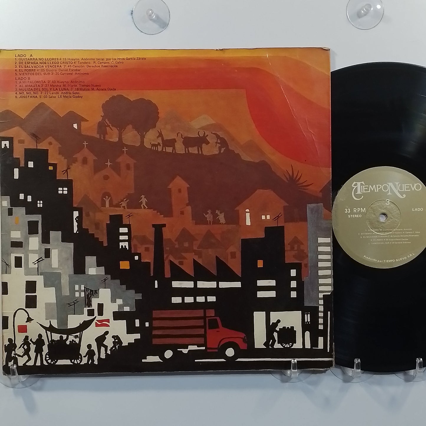 lp Tiempo Nuevo 3 made peru 1983 gatefold andean folk