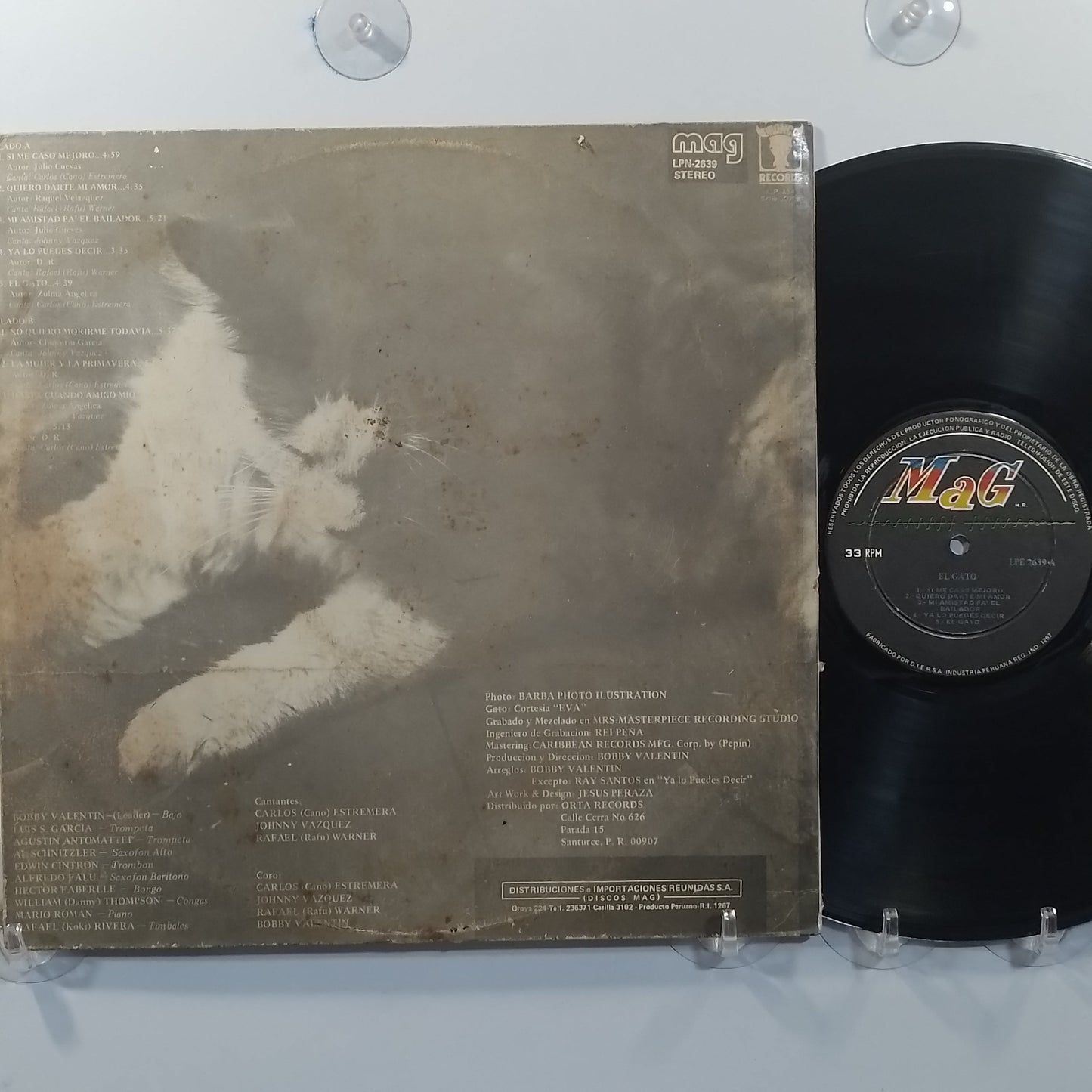 lp Bobby Valentin el gato made peru 1980 salsa
