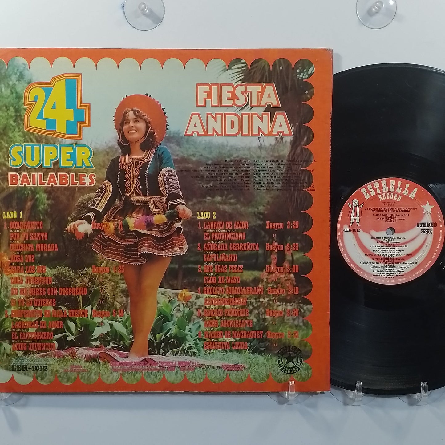lp Conjunto Fiesta Andina 24 super bailables made peru 1980 huayno