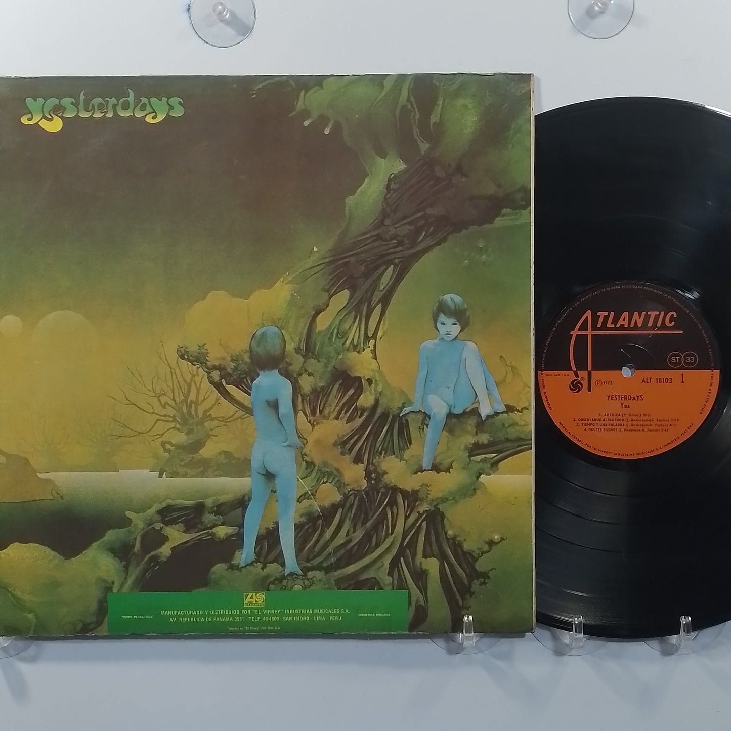 lp Yes Yesterdays made peru 1975 con insert rock