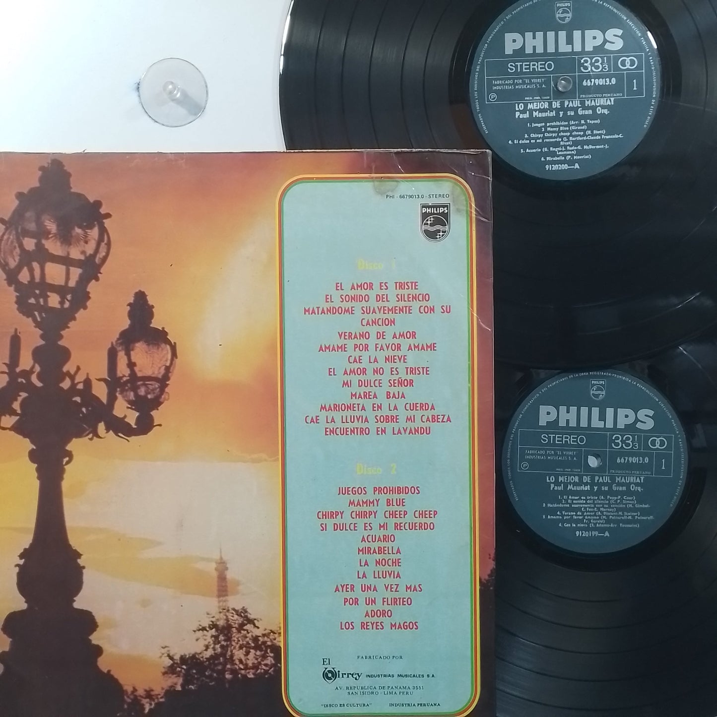 x2 lp Paul Mauriat And His Orchestra Lo Mejor De Paul Mauriat made peru 1981 gatefold instrumental