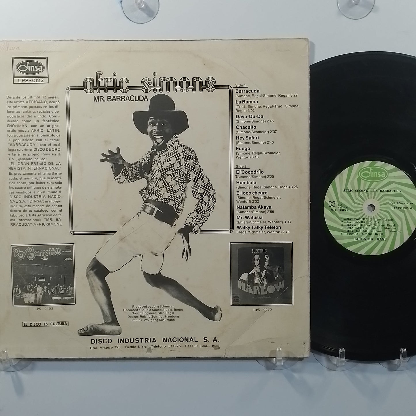 lp Afric Simone Mr Barracuda made peru 1974 latin jazz funk
