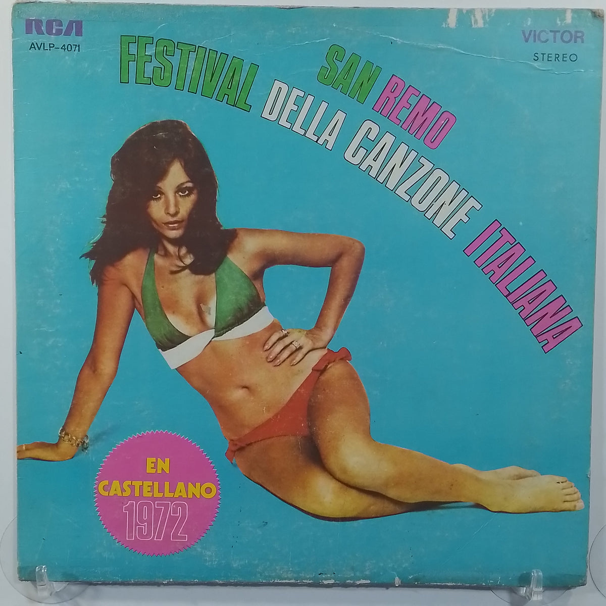 lp Festival San Remo 1972 en castellano nicola di bari claudio baglioni rita pavone varios made peru 1972 europop