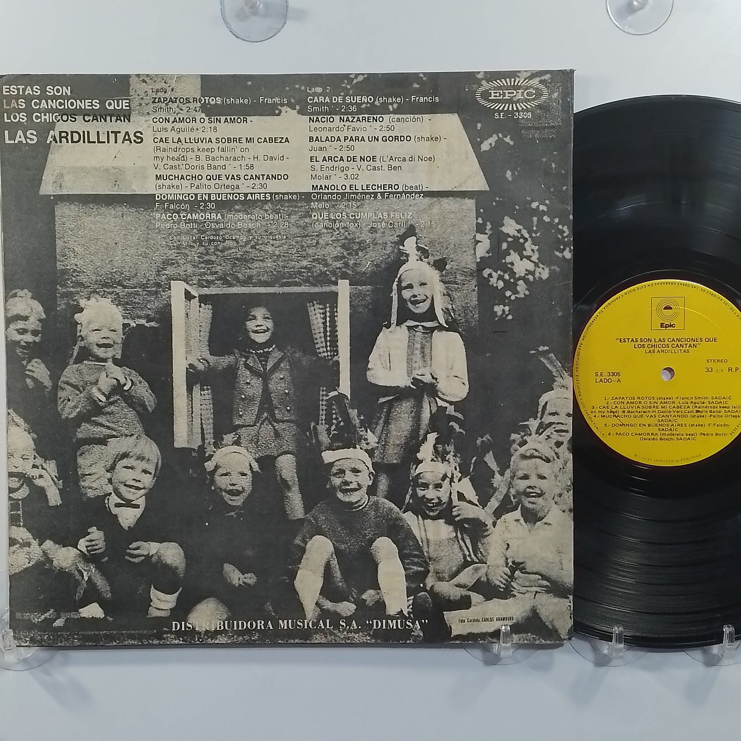 lp las ardillitas estas son las canciones que los chicos cantan made peru 1970 infantil