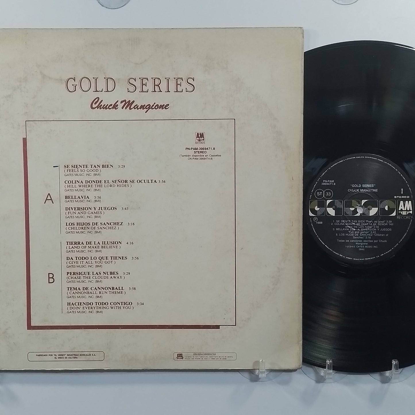 lp Chuck Mangione Gold Series Chuck Mangione made peru 1985 pop jazz