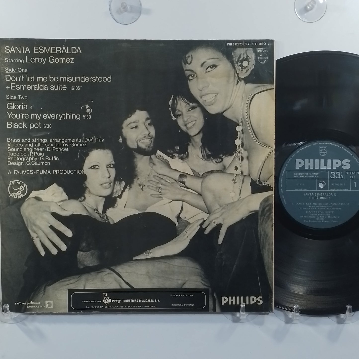 lp Santa Esmeralda Don't Let Me Be Misunderstood made peru 1977 latin disco