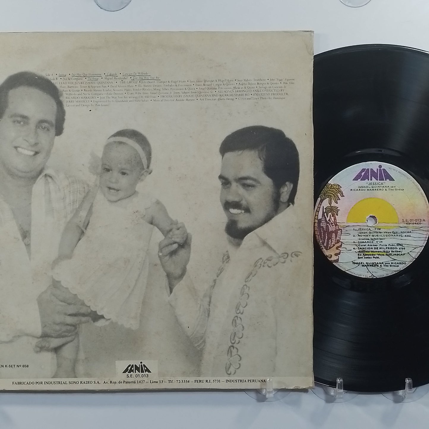 lp Ismael Quintana Con Ricardo Marrero And The Group Jessica made peru 1978 salsa