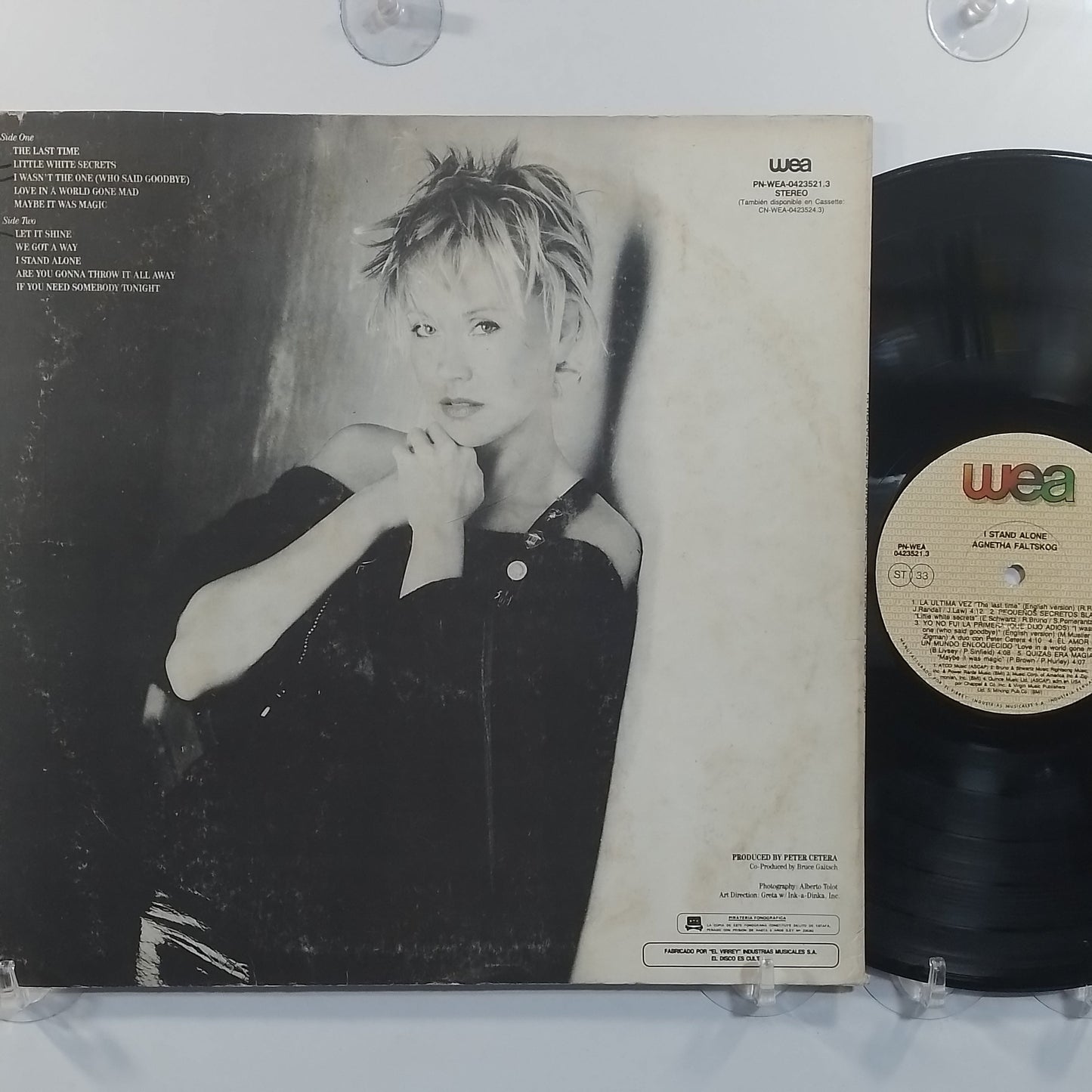 lp Agnetha Faltskog I Stand Alone made peru 1988 pop rock