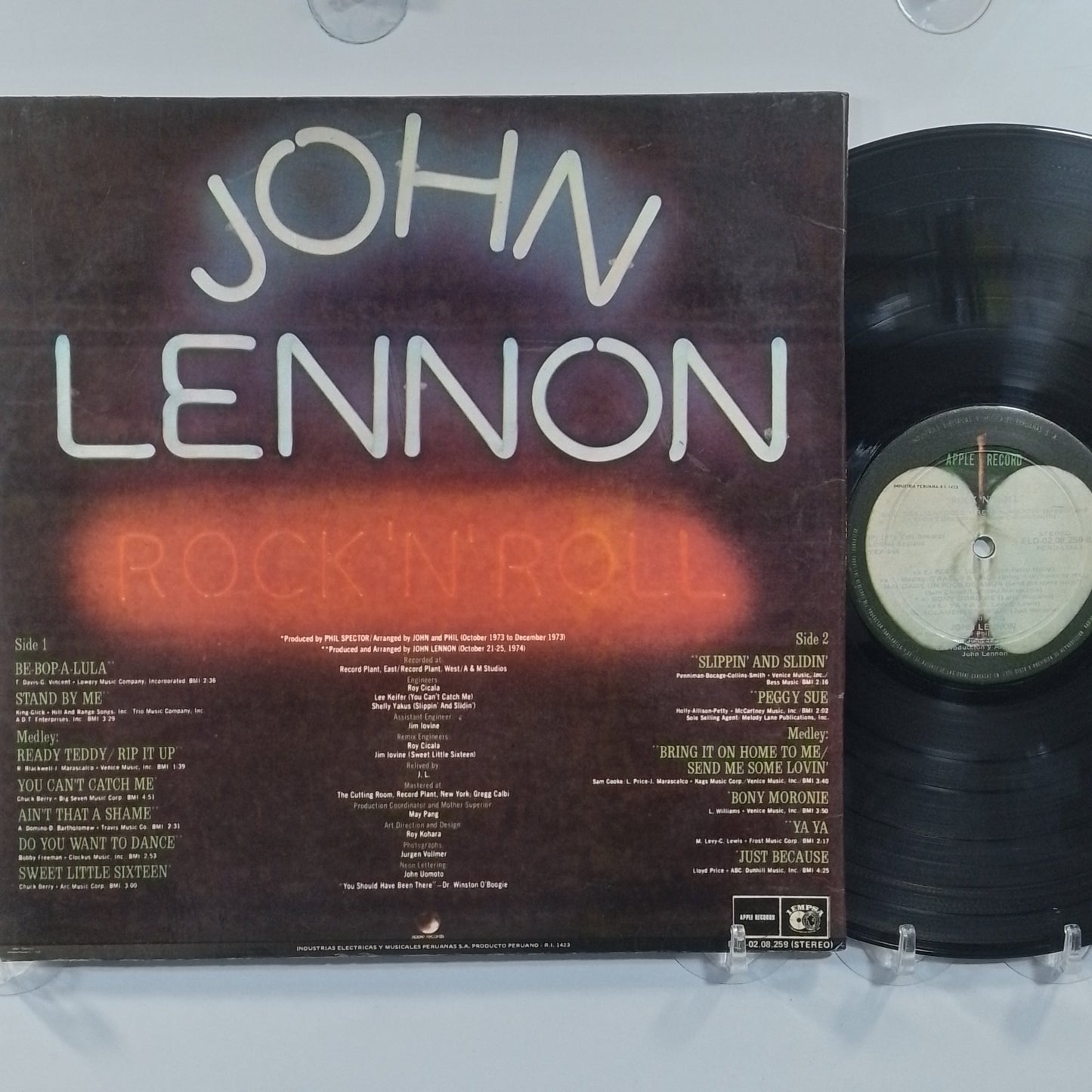 lp john lennon rock n roll made peru 1975 rock
