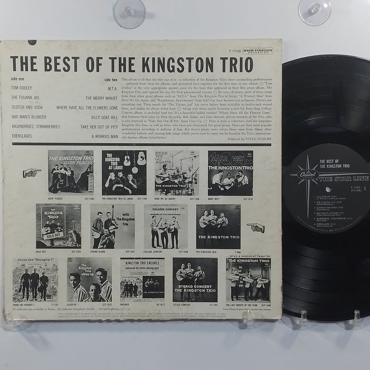 lp Kingston Trio The Best Of The Kingston Trio made usa 1962 vocal pop