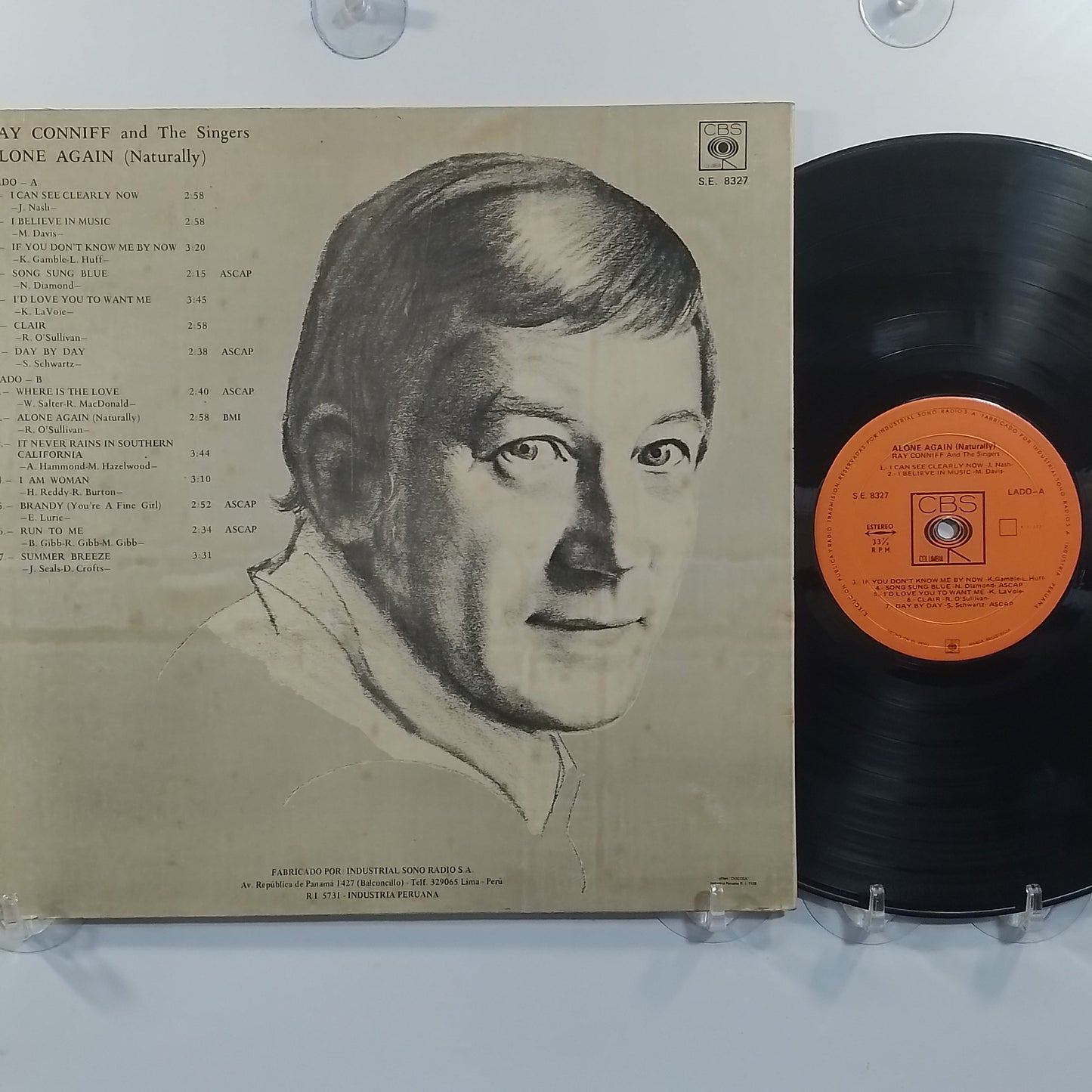 lp Ray Conniff Alone Again (Naturally) made peru 1972 jazz