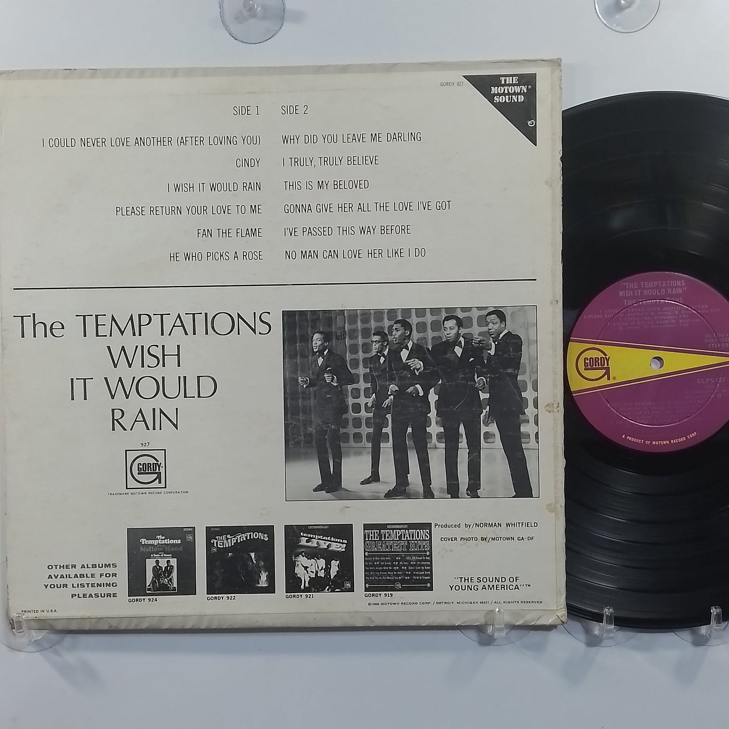 lp The Temptations Wish It Would Rain made usa 1968 gatefold funk soul