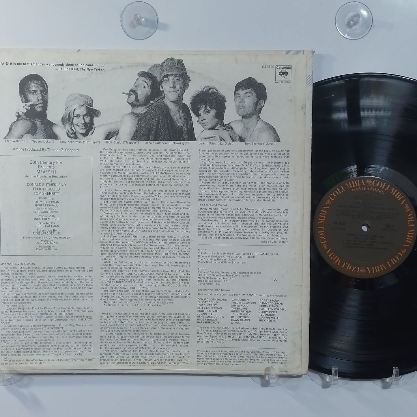 lp M.A.S.H Johnny Mandel Original Soundtrack made usa 1970 soundtrack