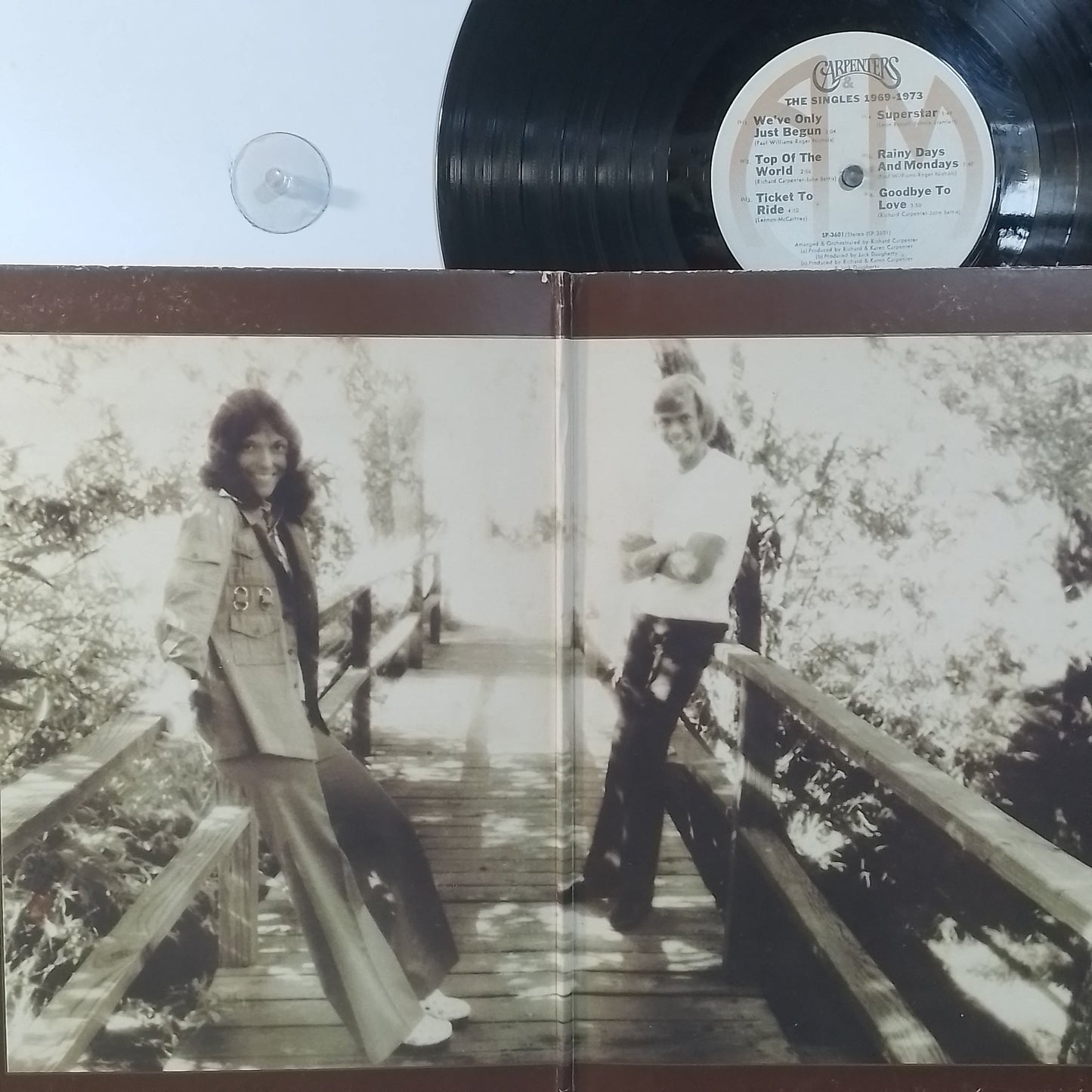 lp Carpenters The Singles 1969 1973 made usa 1973 gatefold pop rock