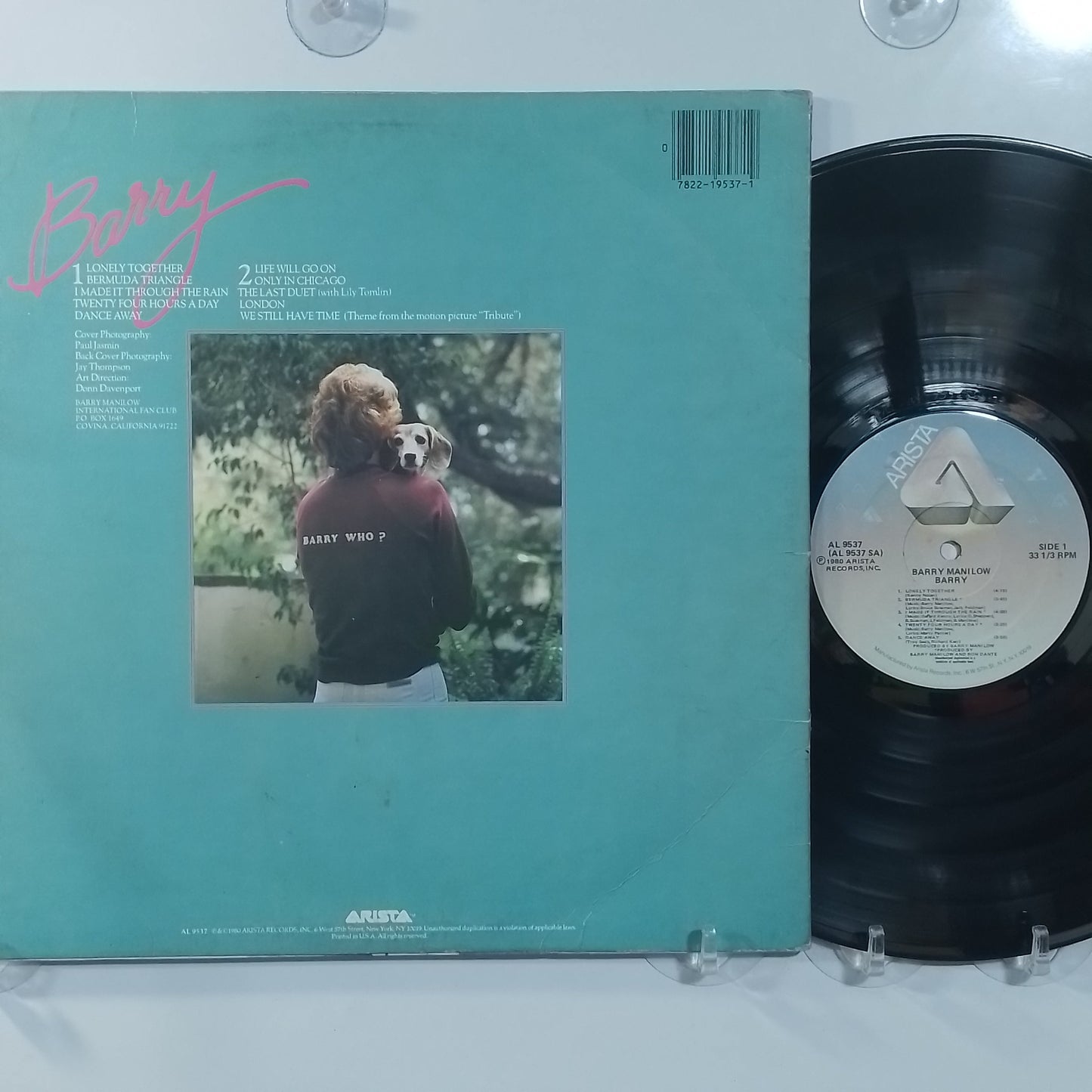 lp Barry Manilow Barry made usa 1980 con insert pop