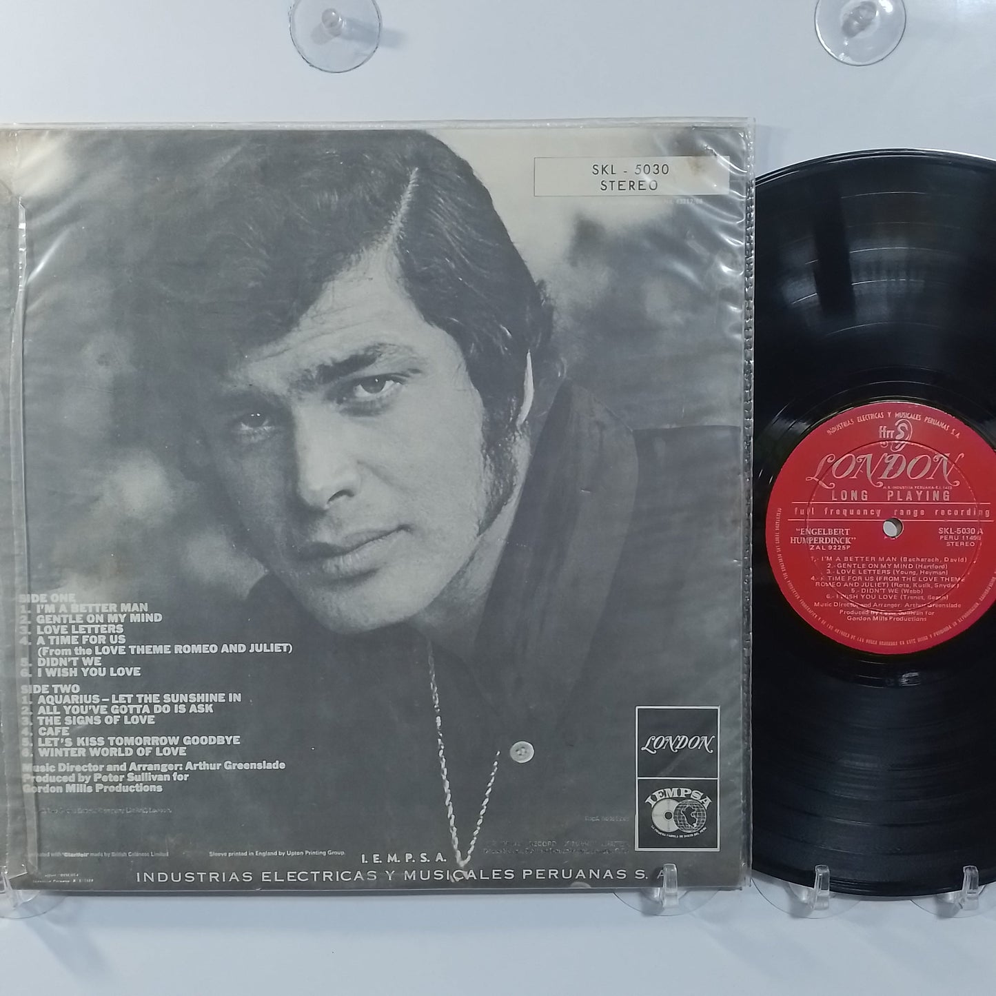 lp Engelbert Humperdinck Engelbert Humperdinck made peru 1969 balada pop