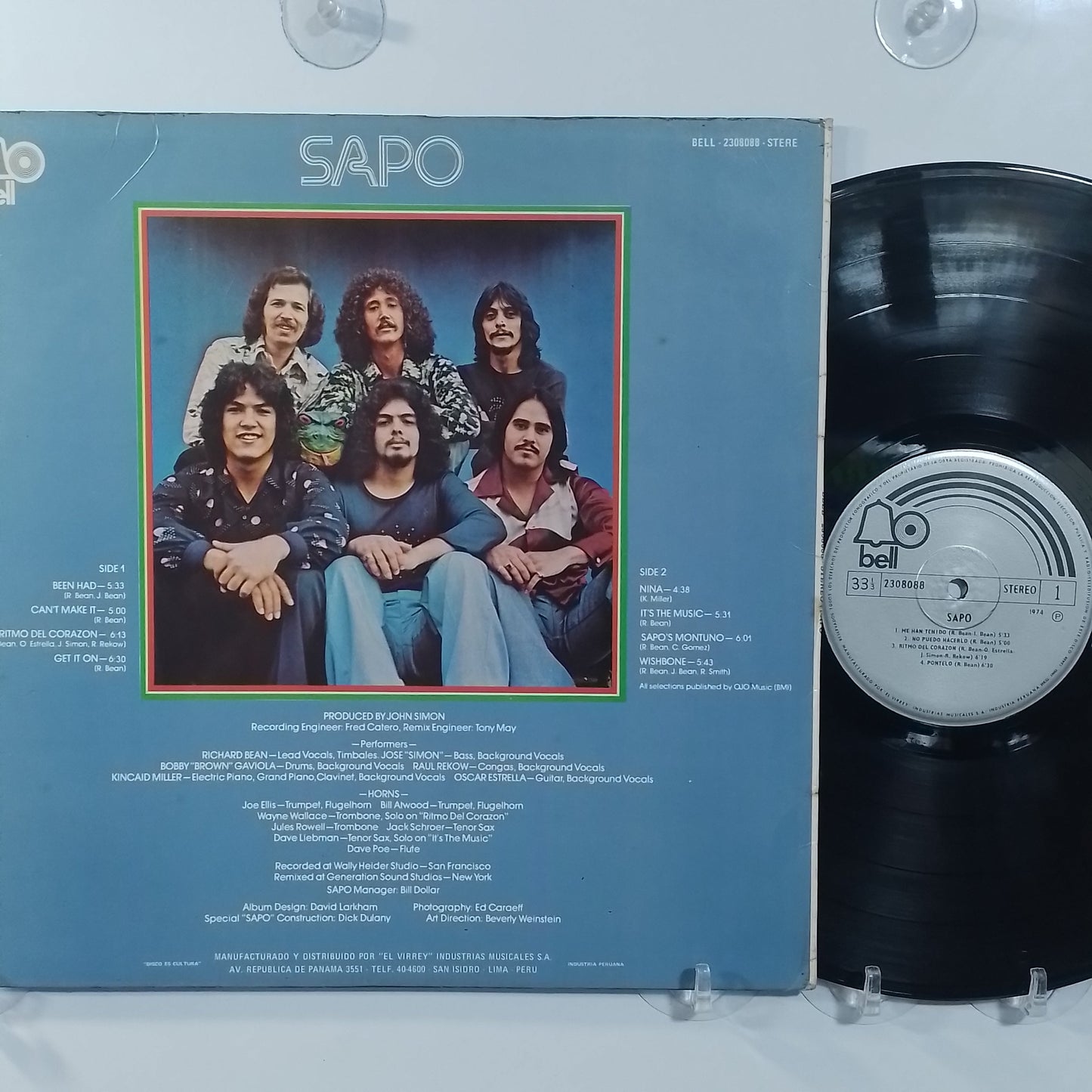 lp Sapo Sapo made peru 1974 funk soul rock