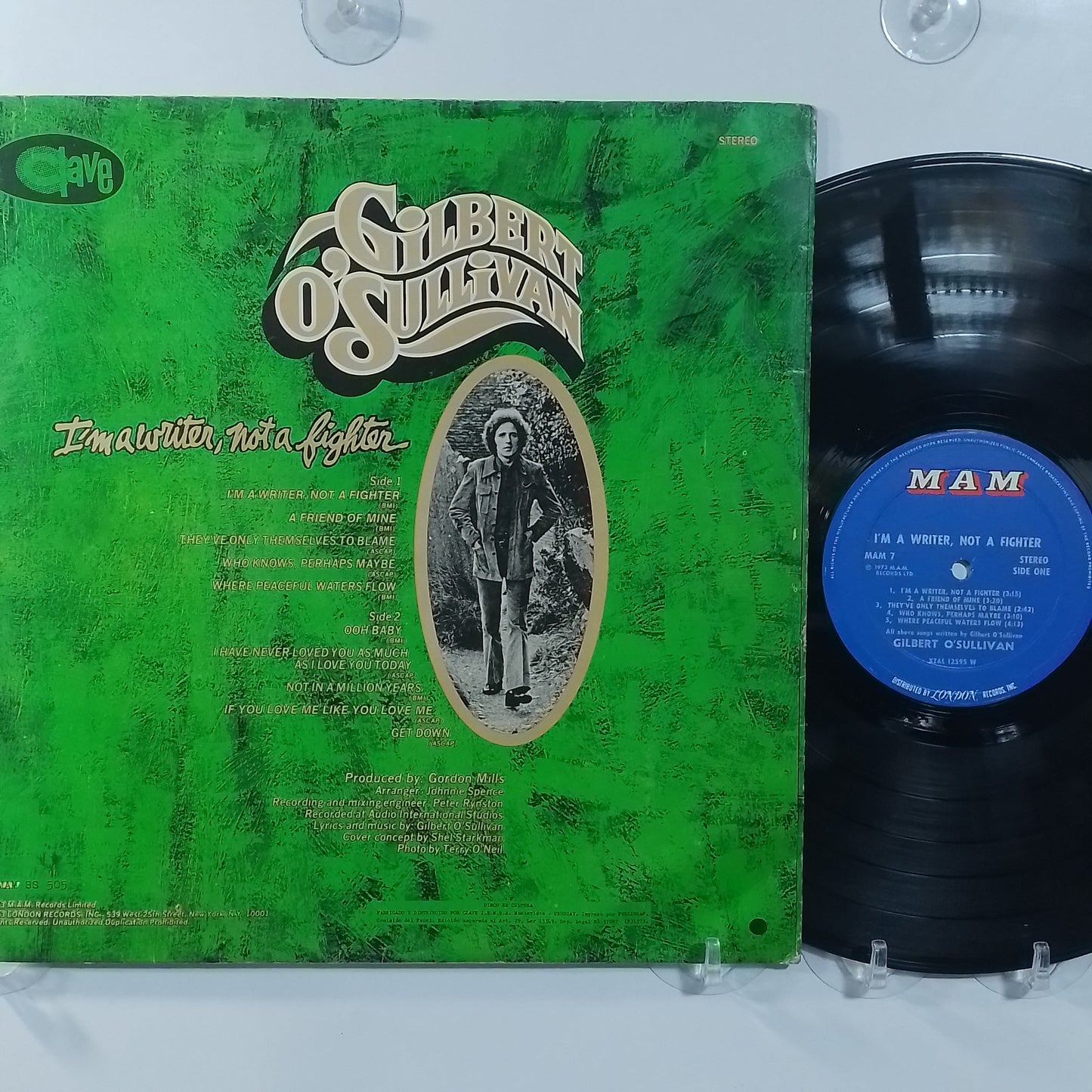 lp Gilbert O'Sullivan I'm A Writer, Not A Fighter made uruguay 1973 pop