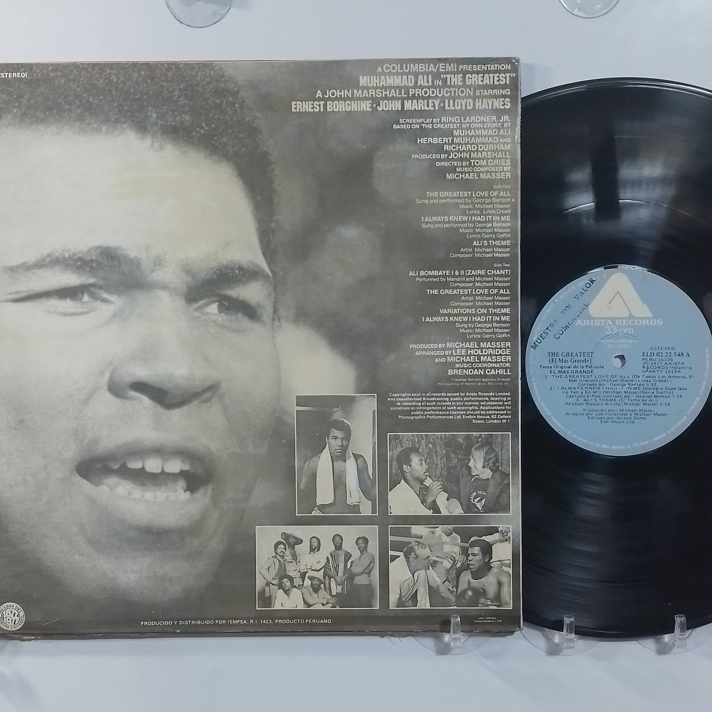 lp The Greatest Mandrill Michael Masser George Benson Original Soundtrack made peru 1977 promocional funk soul soundtrack