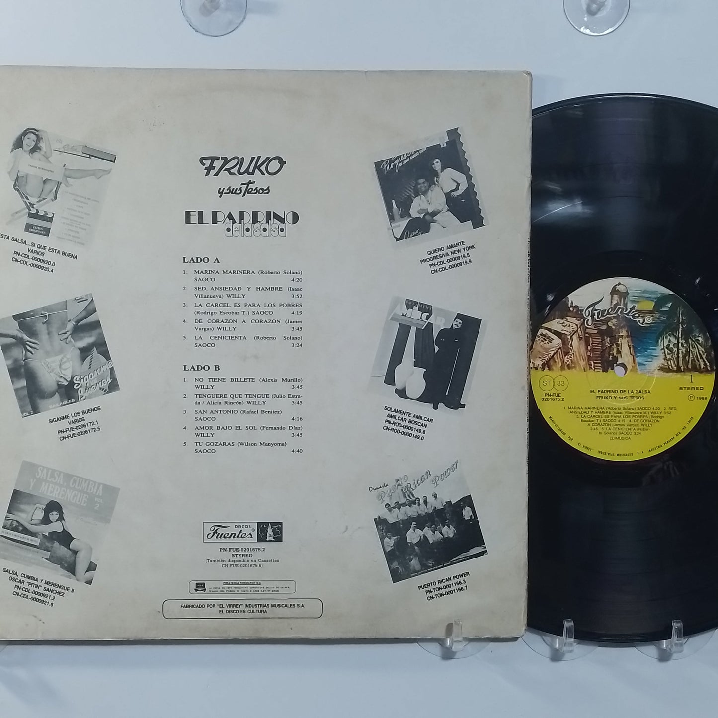 lp fruko y sus tesos el padrino de la salsa made peru 1989 latin salsa