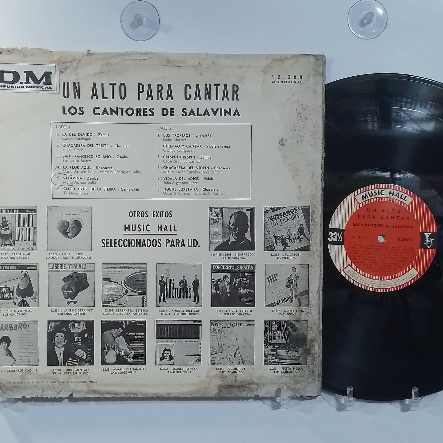lp los cantores de salavina un alto para cantar made argentina 1963 latin folk