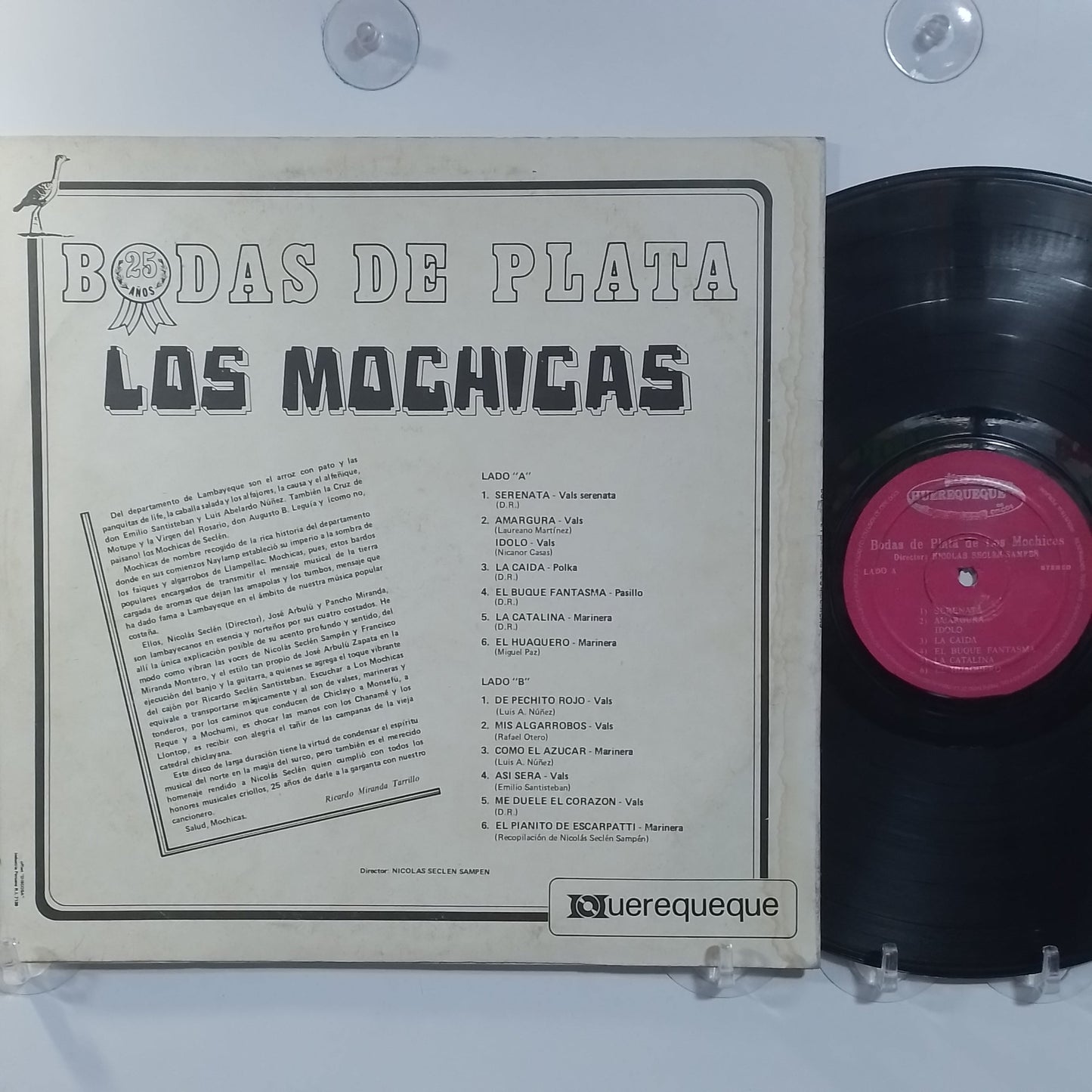 lp Los Mochicas Bodas De Plata made peru 1980 criollo folk