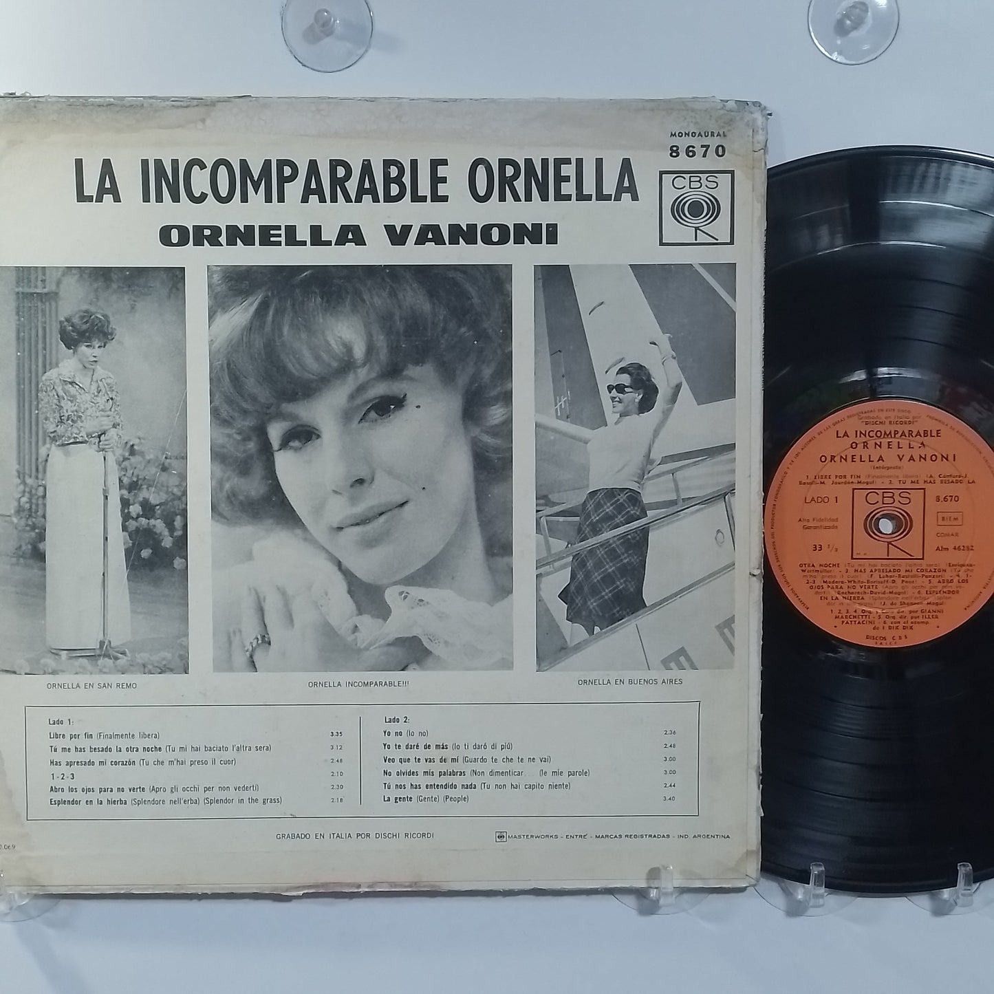 lp ornella vanoni la incomparable ornella made argentina 1966 latin balada