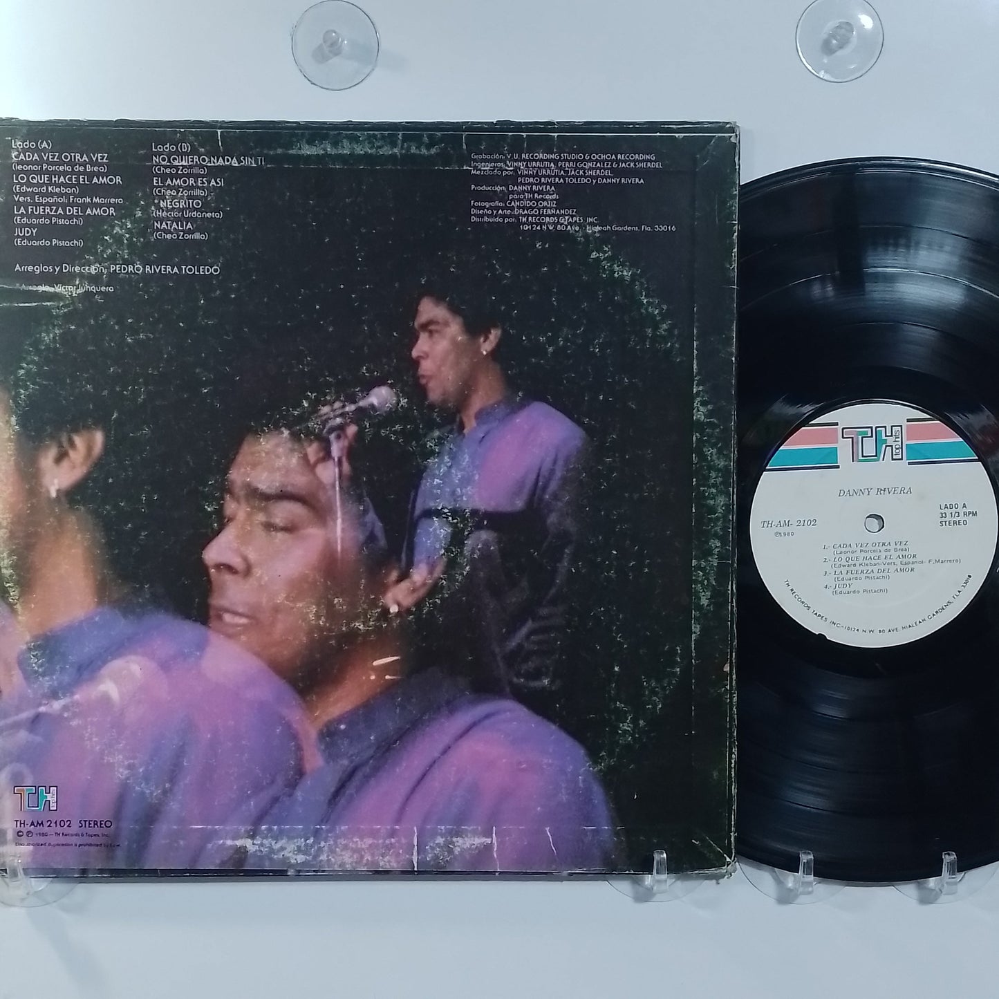 lp Danny Rivera Cada Vez Otra Vez made usa 1980 latin pop