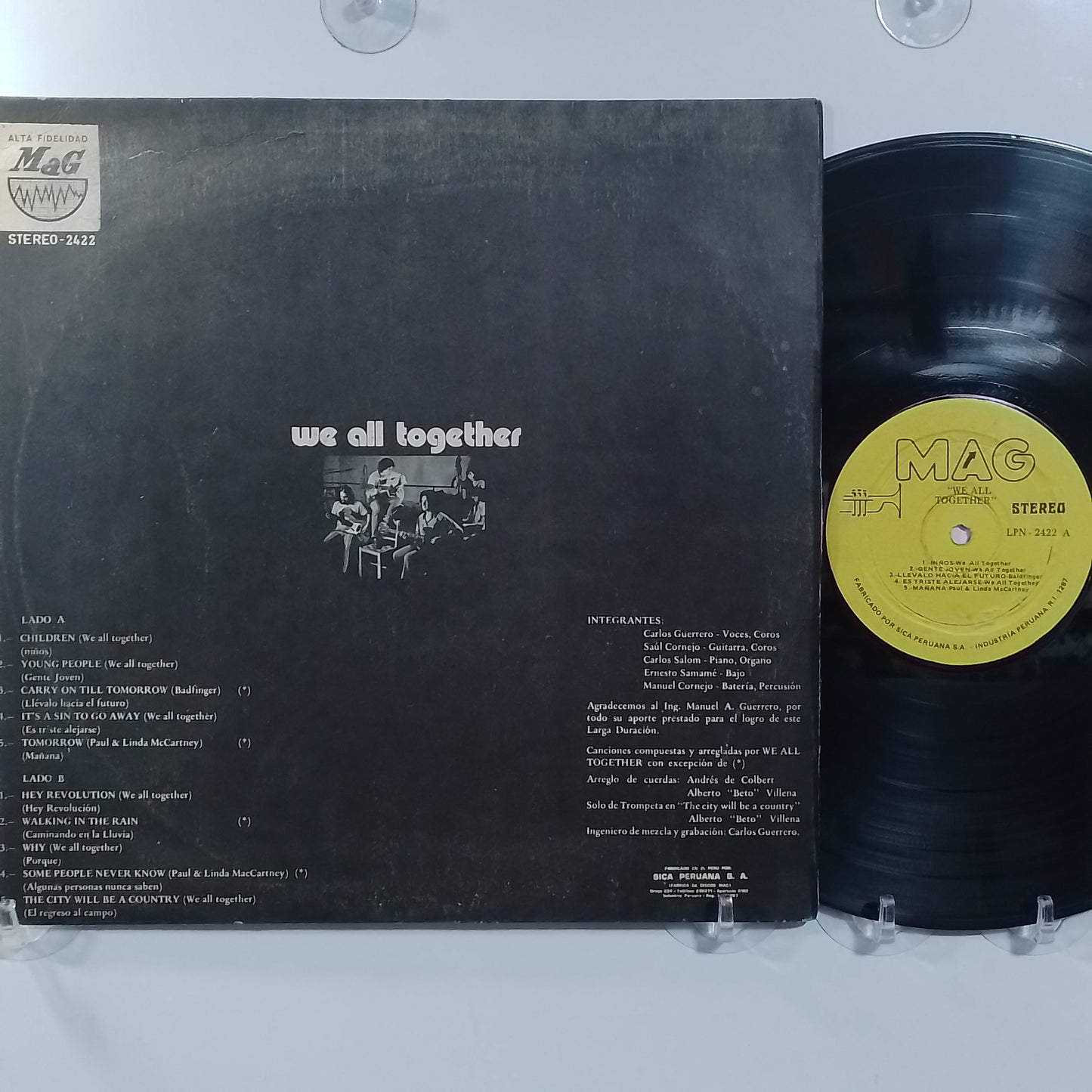 lp We All Together We All Together made peru 1972 latin Psychedelic Rock
