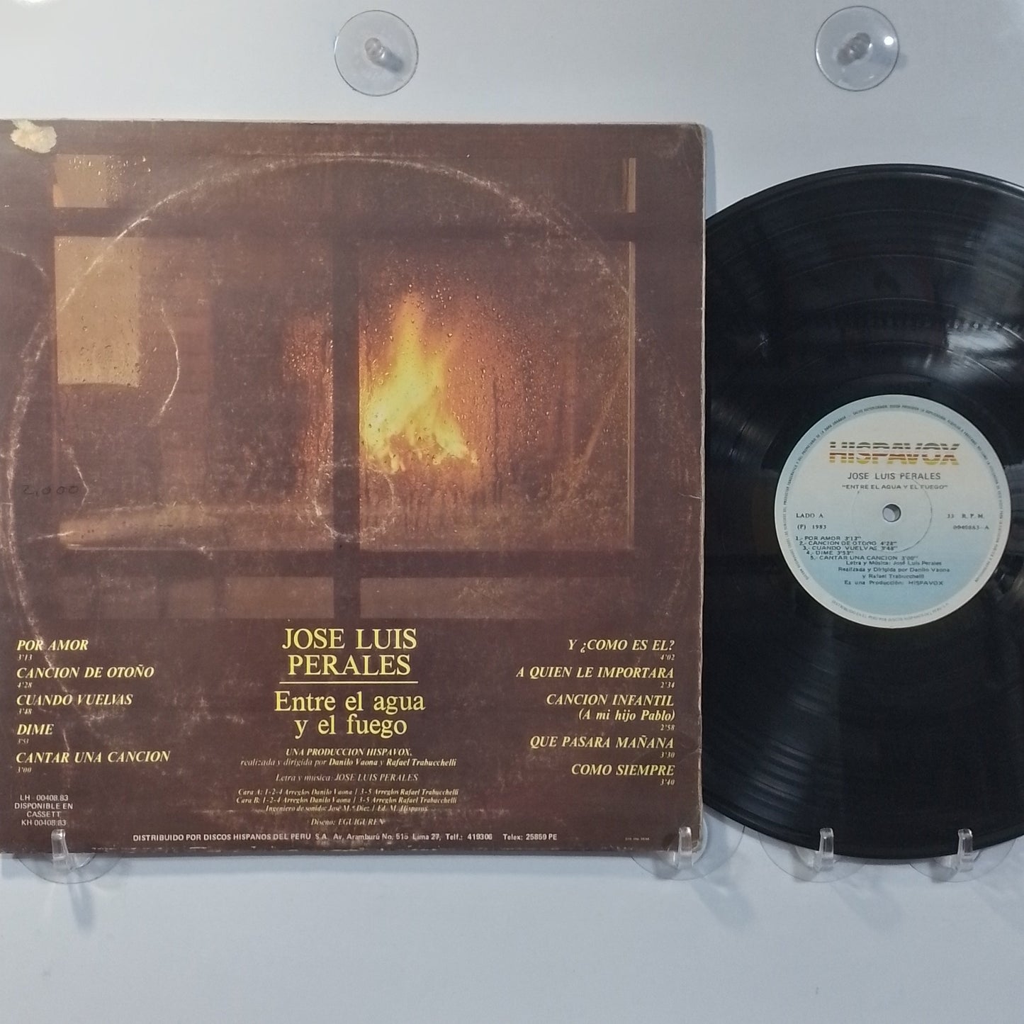 lp Jose Luis Perales Entre El Agua Y El Fuego made peru 1982 latin pop