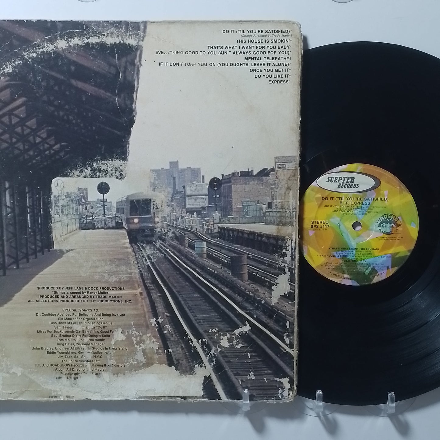 lp B.T. Express Do It Til Youre Satisfied made usa 1974 gatefold funk disco