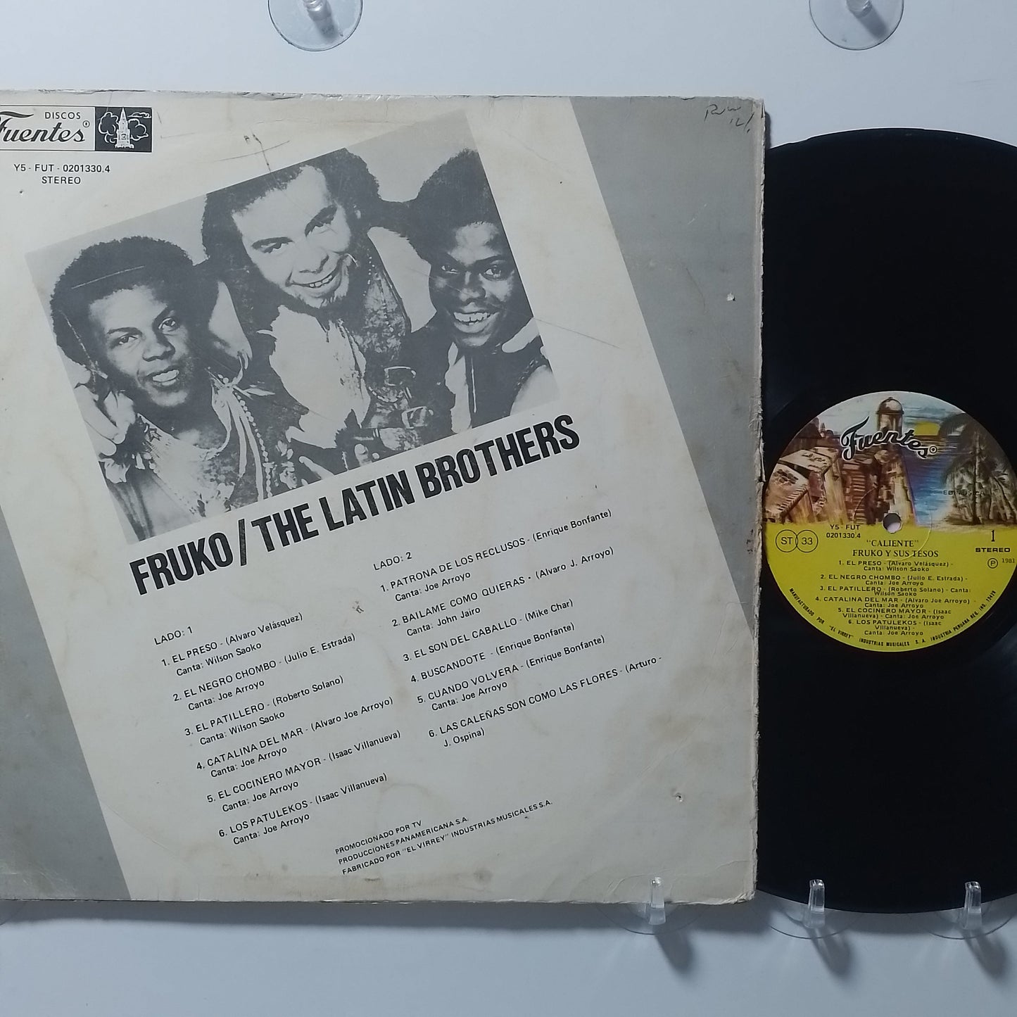 lp Fruko The Latin Brothers Caliente made peru 1981 salsa