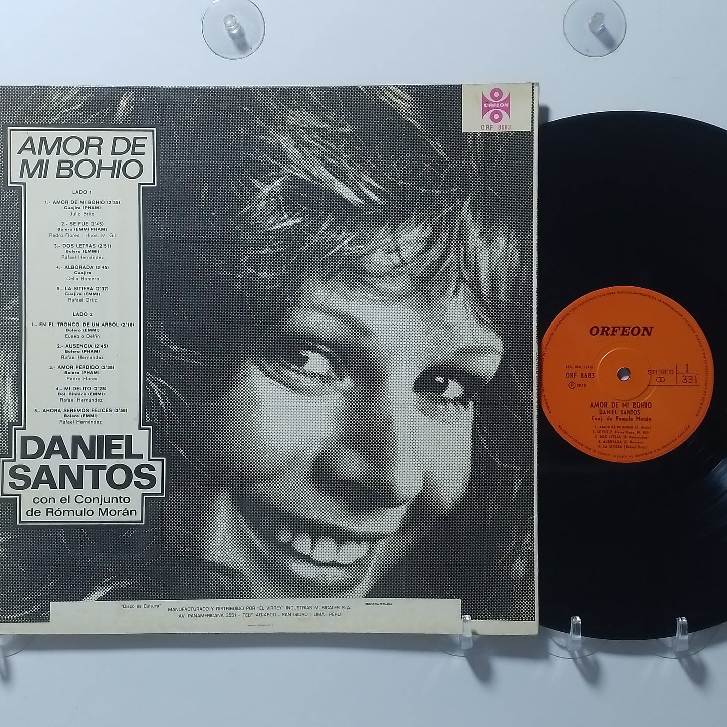 lp Daniel Santos Amor De Mi Bohio made peru 1966 latin bolero