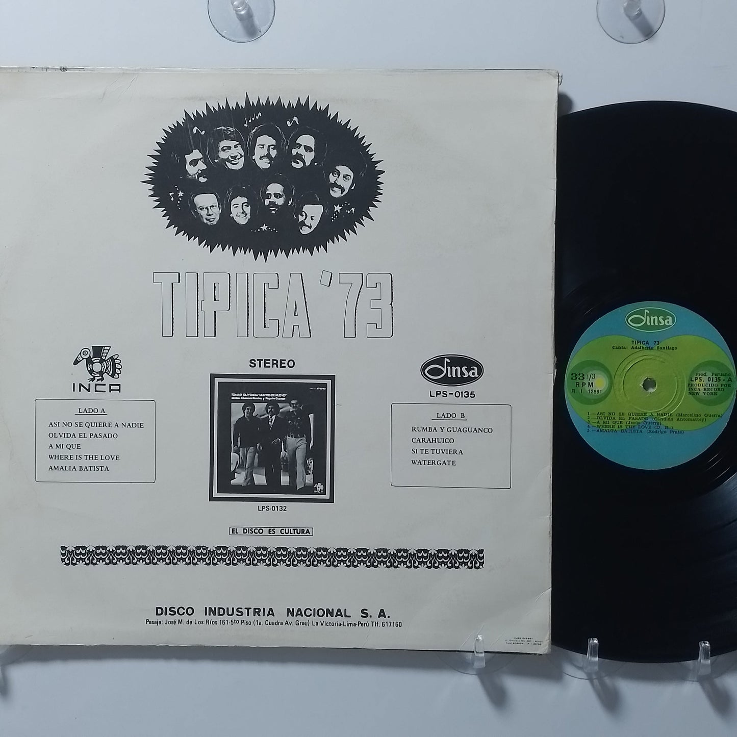 lp Tipica '73 La Tipica '73 Vol 2 made peru 1974 latin salsa